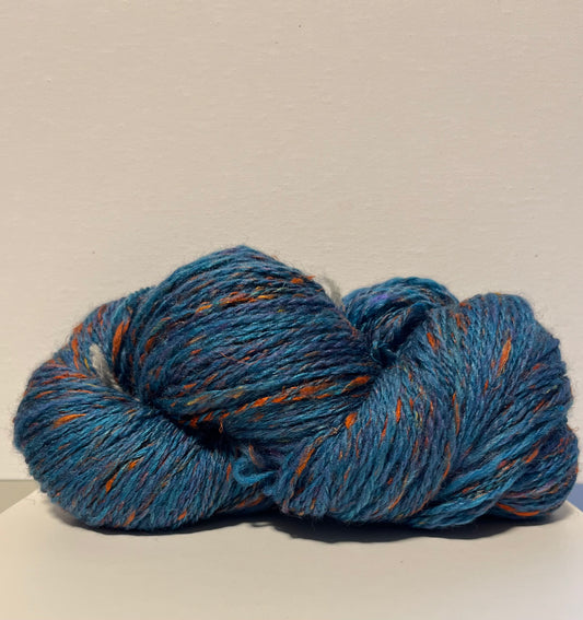 2 ply handspun yarn, Silende Spring